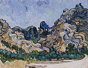 Vincent van Gogh, Mountain in Saint-Rémy, 1889, Solomon R. Guggenheim Museum
