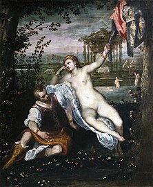 Rinaldo und Armida - Tintoretto, um 1580–1590