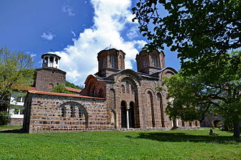 Lesnovo Monastery by Despot Jovan Oliver Grčinić in North Macedonia, 1341
