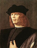 Portrait of a Man, c. 1500 - oil on panel; H.42 cm, W. 32 cm, Brera Gallery