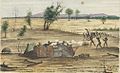 Image 15Fighting between Burke and Wills's supply party and Aboriginal Australians at Bulla in 1861 (from Queensland)