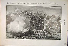 "The Charge of the CIV's and Coldstreams at the Battle of Diamond Hill"