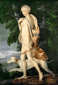 Diana the Huntress, School of Fontainebleau (1550–1560)