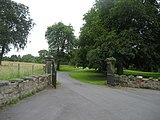 Entrance to Weston Manor, former residence of the Vavasour Family