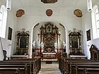 Blick auf den Altar in der Wallfahrtskirche