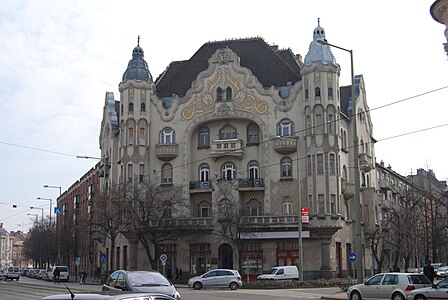 Gróf Palace in Szeged by Ferenc Raichle (1913)