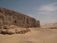 King Khasekhemwy "fort" in Abydos. c. 2700 BCE