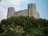 The keep of Lewes Castle, once the administrative centre of the Rape