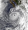 Hurricane Nora shortly after peak intensity on September 22, 1997