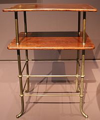 Portable table made for Wagner's villa (1904)