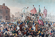 Painting of the Peterloo Massacre