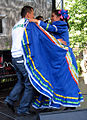 Ein Tänzchen mit Pastor Salvador Terrazas Cuellar aus Bolivien