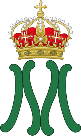 Royal Monogram of Queen Maria-José of Italy