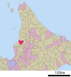 Location of Rumoi in Hokkaido (Rumoi Subprefecture)