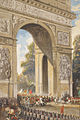 1814, Allied troops march through Paris, by Nicolaas Pieneman