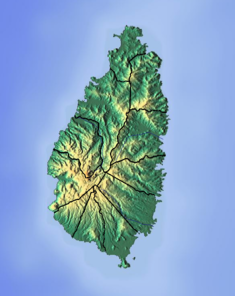 John Compton Dam is located in Saint Lucia