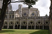 Salisbury Cathedral chapter house and cloisters