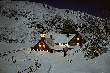 Samotnia - mountain hut in the Giant Mountains
