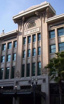The St. James Building, the seat of city government in Jacksonville.