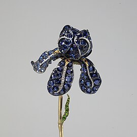 Tiffany & Co., Iris corsage ornament