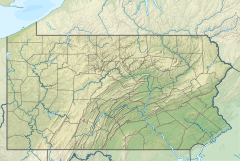Middle Creek (Toms Creek tributary) is located in Pennsylvania