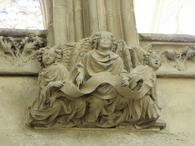 Sculpted corbel in the chapel