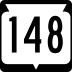 State Trunk Highway 148 marker