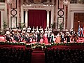 The entire ensemble in the Festsaal of Hofburg Palace (2007).