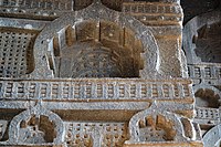 Decorative chaitya arches and lattice railings, Bedse Caves, 1st century BCE