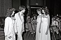 Image 61A couple at prom in late 1970s: Powder Tuxedo and sleeved dress. (from 1970s in fashion)
