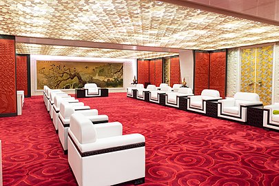 Golden hall, the lounge for national leaders