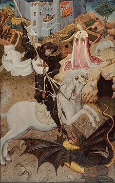 Bernat Martorell – Saint George Killing the Dragon (1435).