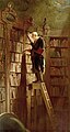 The Bookworm, 1850, by Carl Spitzweg