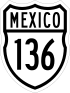 Federal Highway 136 shield