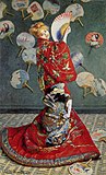 Claude Monet, Madame Monet en costume Japonais, 1875