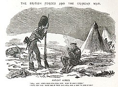 Patient heroes, Brit. Karikatur, 1856 (Bildtext B)