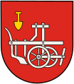 Pflug im Wappen, Siegel und Banner von Alpen-Veen