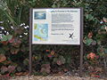 Sign commemorating Black Seminoles who escaped from Cape Florida in the early 1820s to the Bahamas