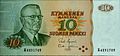 Image 7President J. K. Paasikivi illustrated in a former Finnish 10 mark banknote from 1980 (from Money)