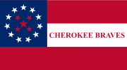 National Color of the 1st Cherokee Mounted Rifles
