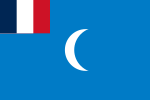 Henri Gouraud's flag of the Mandate of Syria (1920)