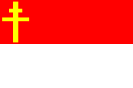 Unofficial flag of Alsace from the beginning of the 20th century, used by supporters of increasing autonomy.