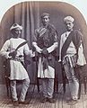 Image 30Left to right: Gurkha, Brahmin and Shudra (Chuhra-Chamar) in Shimla (1868) (from Punjab)