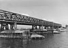 The Winden–Karlsruhe railway bridge over the Rhine as seen in 1959