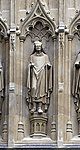 Statue of Hubert Walter on the exterior of Canterbury Cathedral