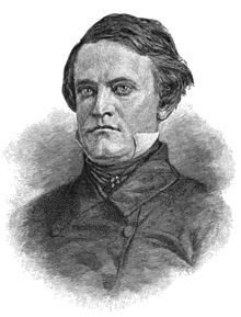 A man with thick, dark hair wearing a high-collared white shirt under a black jacket and tie, black and white sketch