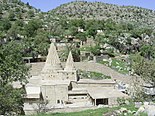 Mausoleum of Sheikh Adi ibn Musafir at Lalish is a focal point of Yazidi pilgrimage.