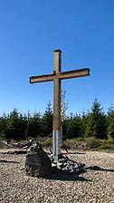 The summit cross was erected in 2010.