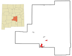 Location of Ruidoso, New Mexico