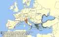 Etruscan civilization (900-27 BC) and Greek colonisation in 550 BC.